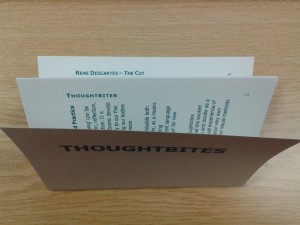 Inside the Thoughtbites book 