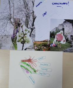 Image-enriched mind-map and project hand print