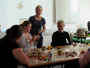 Alison James' 'When the going gets tough, the tough build with LEGO' workshop